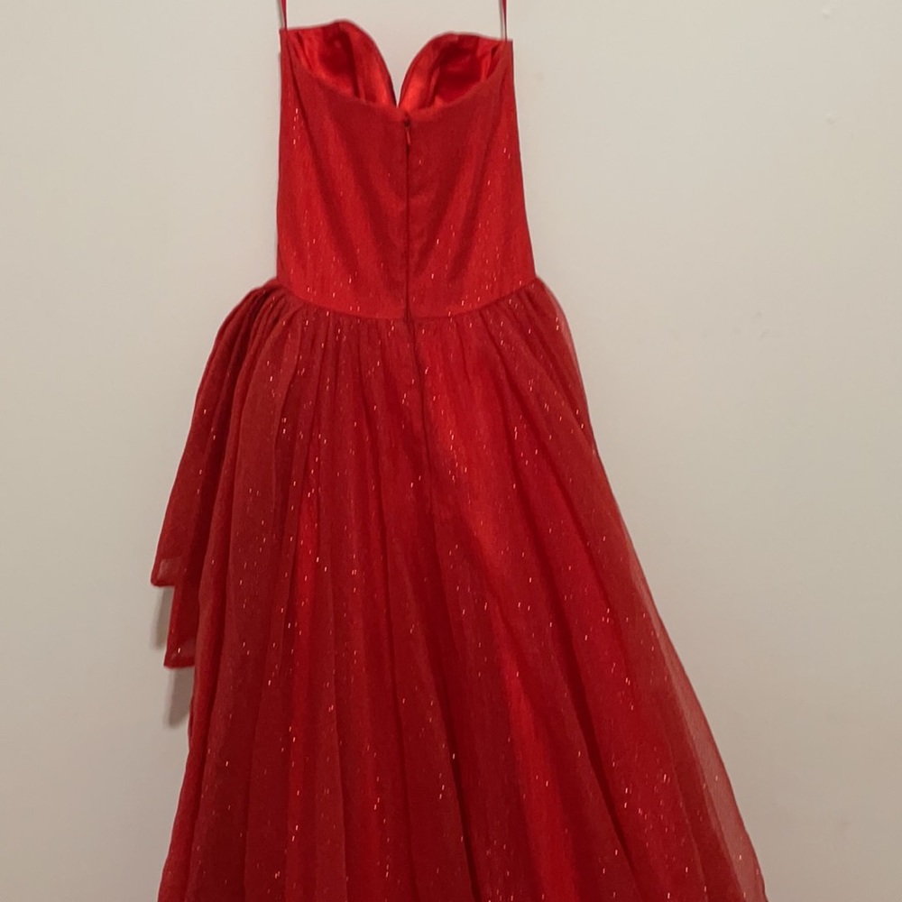 Red Pageant Dress - Picture 5 of 6